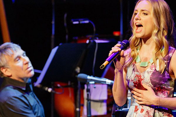Christy Sullivan with Stephen Schwartz